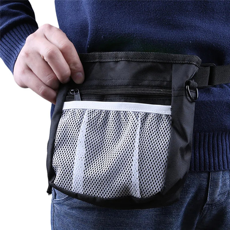 Pet Dog Puppy Training Treat Snack Pet Feed Pocket Pouch Multifunctional Pouch Food Crossbody Bag Pocket Dogwalking Waist Bag