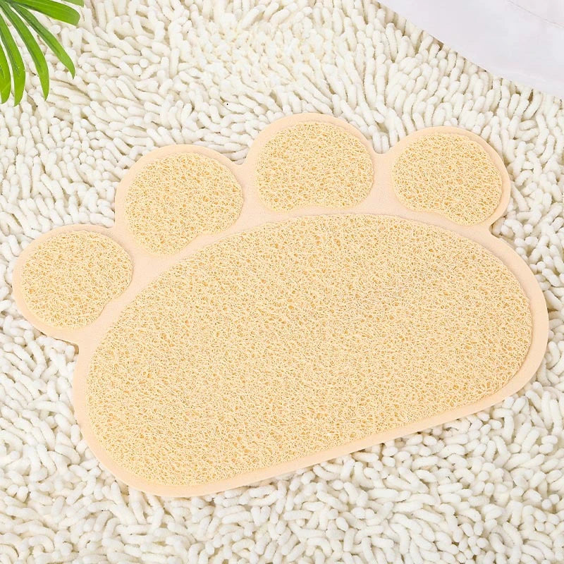 Cat Litter Mat Pet Meal Pad Anti Dirt Prevent Slippery Cushion Anti Jamming Foot Splashing Sand Rug Cat Cage Foot Mat Dog Carpet