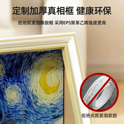 Vintage Oil Painting Cat House with Scratching Board, Multi-Functional Cat Bed & Toy for All Seasons, Retro Indoor Cat Furniture