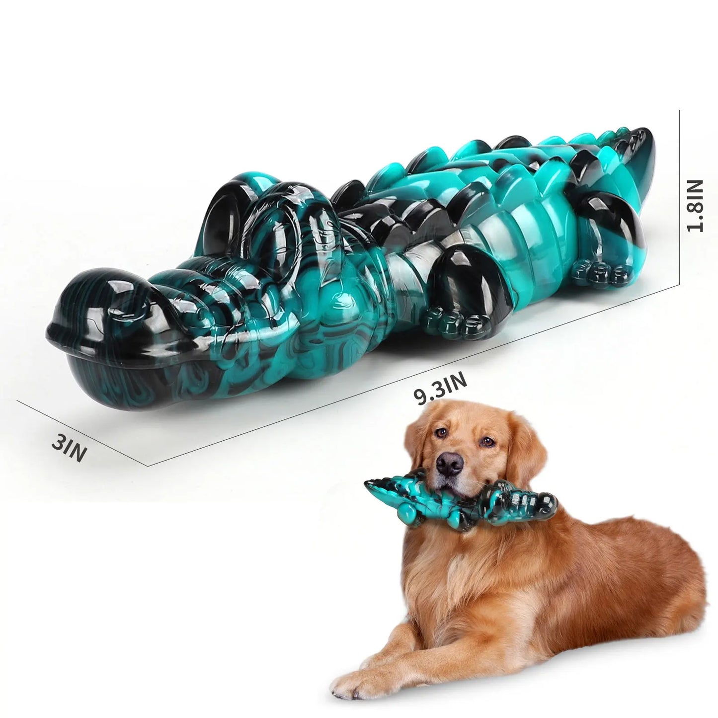Dog Toys Pets Large Durable Dog Chew Toys Beef-Flavoredfor Chewers Bone Teeth Cleaning Toy Supplies for Tough Nylon Chewers
