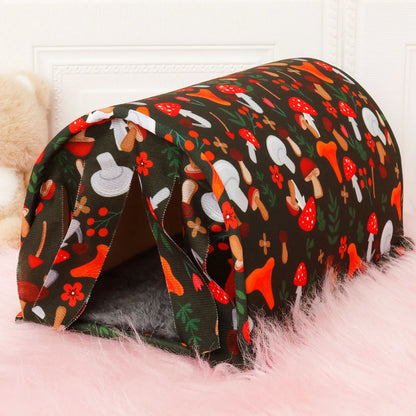 Guinea Pig Tunnel House Warm Bedding Cage Hamster Small Animal Toys Chinchilla Mice  Squirrel Nest Beds Pets Supplies