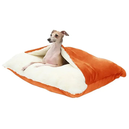 Beds and Furniture Pet Bed for Dog with Removable Cover Large Kennel Warm Dog Bag with Blanket Big Dog House Pet Accessories