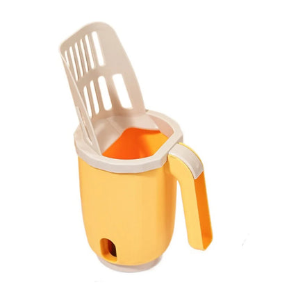 Portable Pet Cleaning Kit Removable with Garbage Bag Pet Litter Shovel Self-cleaning Garbage Picker Pet Feces Cleaner