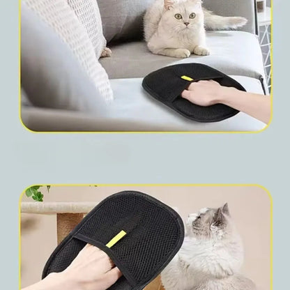 Pet Hair Remover Portable Washable Clothes Hair Dehairing Gloves Pet Accessories Pet Cleaning Products