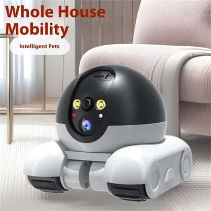 Pet Surveillance Camera | 360° Robot Camera,Baby Pet Camera, Bidirectional Dialogue,Motion Detection,Dog/Cat/Baby/Elderly