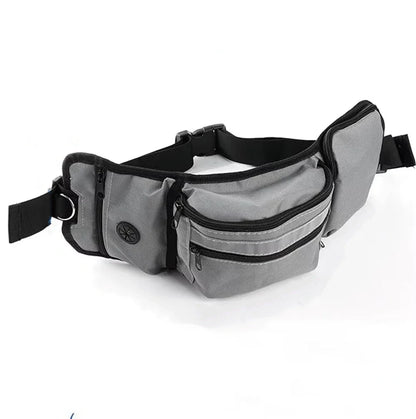Dog Training Walking Bag Hand Free Treat Pouch Running Waist Bag Pet Puppy Train Snack Feeder Pocket Dog Bowls Water Cup Bags
