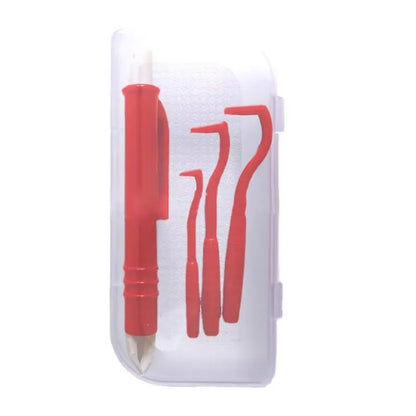 4 in 1 Tick Remover Tool Professional Removal Tweezers for Humans & Pets Pets Flea and Tick Removal Remover Tools
