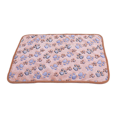Pet Blanket Bed Mascotas Cama Perros Cachorro Soft Cute Printing Pets Fleece Sleep Mat Pad For Dogs And Cats Lovely Cushion