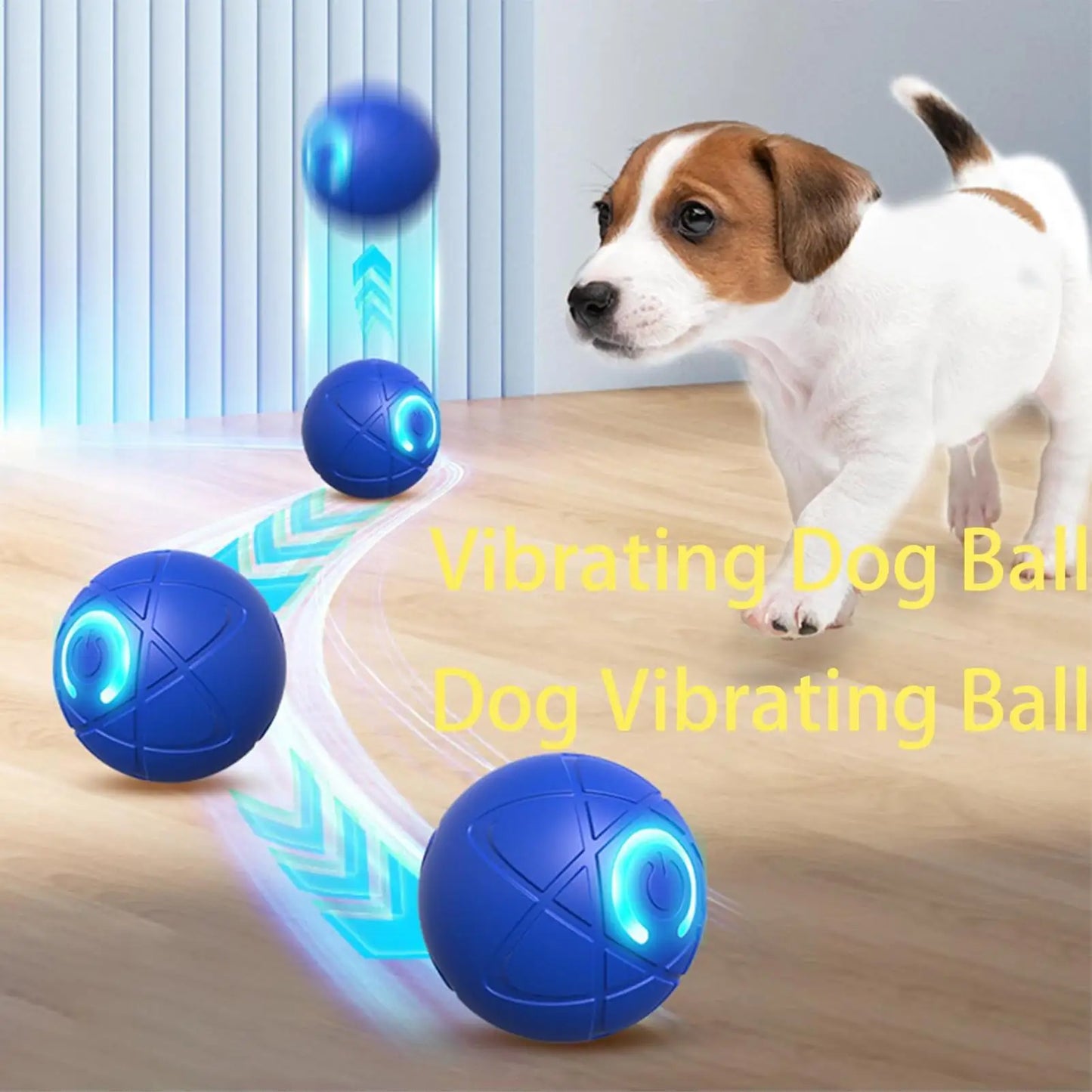 Electric Rolling Ball Dog Toy USB Interactive Dog Ball Toy Smart Interactive Pet Toy Ball with LED Light USB Charging Rolling