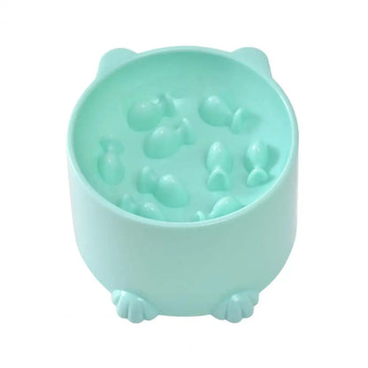 Pet Bowl  Useful Slow Feeder Pet Bowl Dog Food Dispenser  Anti-overturning Dog Food Dispenser
