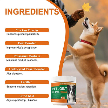 Joint Supplement For Dogs Chewable Pill 100-piece Dog Hip & Joint Care For Home Travel Daily Care Digestive Absorption Pet