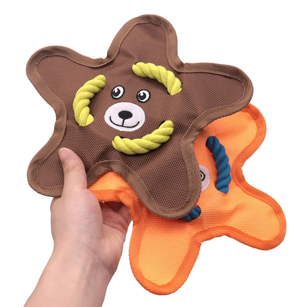 Dog  Pet Toy - Durable Chew Resistant Interactive Squeaky Crinkle Paper Sound Toy for Puppies Small Medium Large Dogs