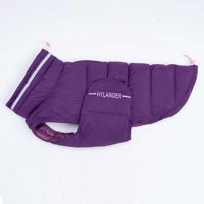 Dog Coat Apparels Costumes Jacket For Dogs Reflective High-necked Pet Quilted Puffer Warm Winter Large Dog clothes