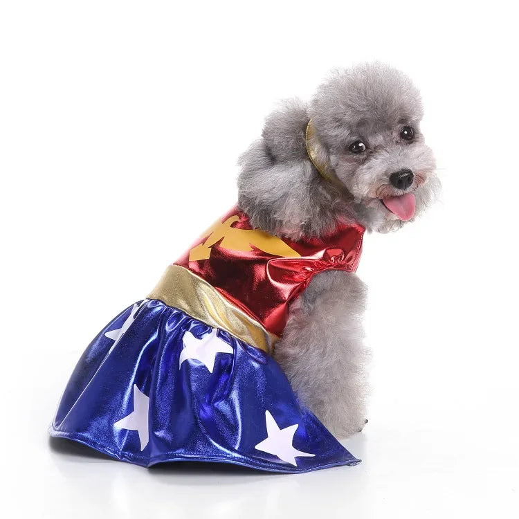 Funny Halloween Dog Costume Clothes for Small Dog Clothing Pet Dress Up Outfit Cosplay Dog Costume Party Carnival Disfraz Perro