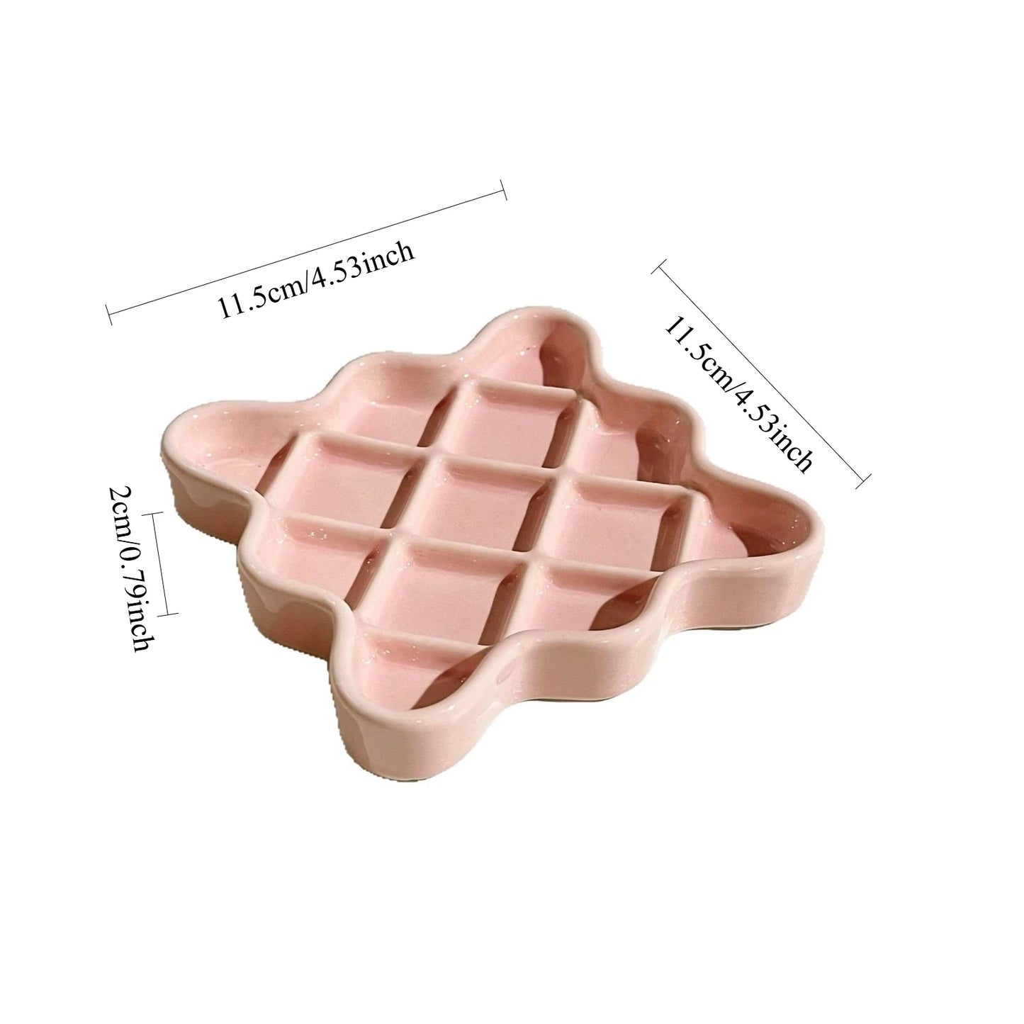 Pet Slow Food Bowl, Healthy Diet,Irregular Ceramic Anti Choking Puppy Bowl,Pet Canned Licking Plate,Dopamine Color Pet Supplies