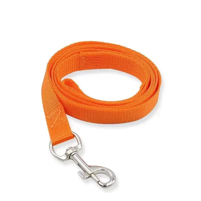 1Pc 120cm*1.5cm Nylon Pet Dog Leash Harness Dog Collar Walking Training Leash Cats Dog Harness Collar Leash Strap Belt for Puppy