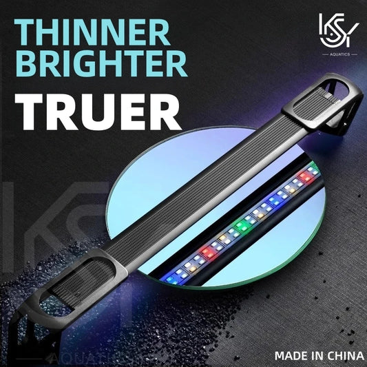Aquarium Lighting LED Light for Fish Tank Coral Growth Full Spectrum Clear Water Energy Saving Lamp for Aquatic Plants