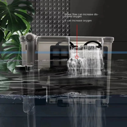 Aquarium Waterfall FilterFish Tank FilterGlass Box External FilterAccessoriesAquarium Equipment