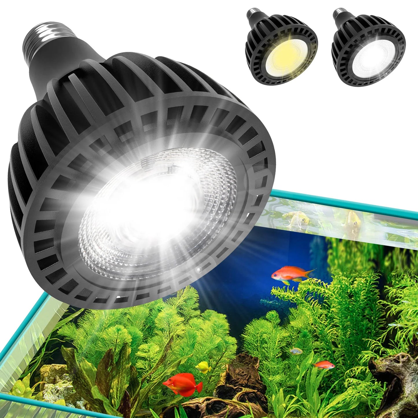 LED Aquarium Light For Fish Tank Plants Grow Light 10W/20W/30W  Freshwater Aquatic Plant Lighting Plant Growing Lamp 3000K/6000K