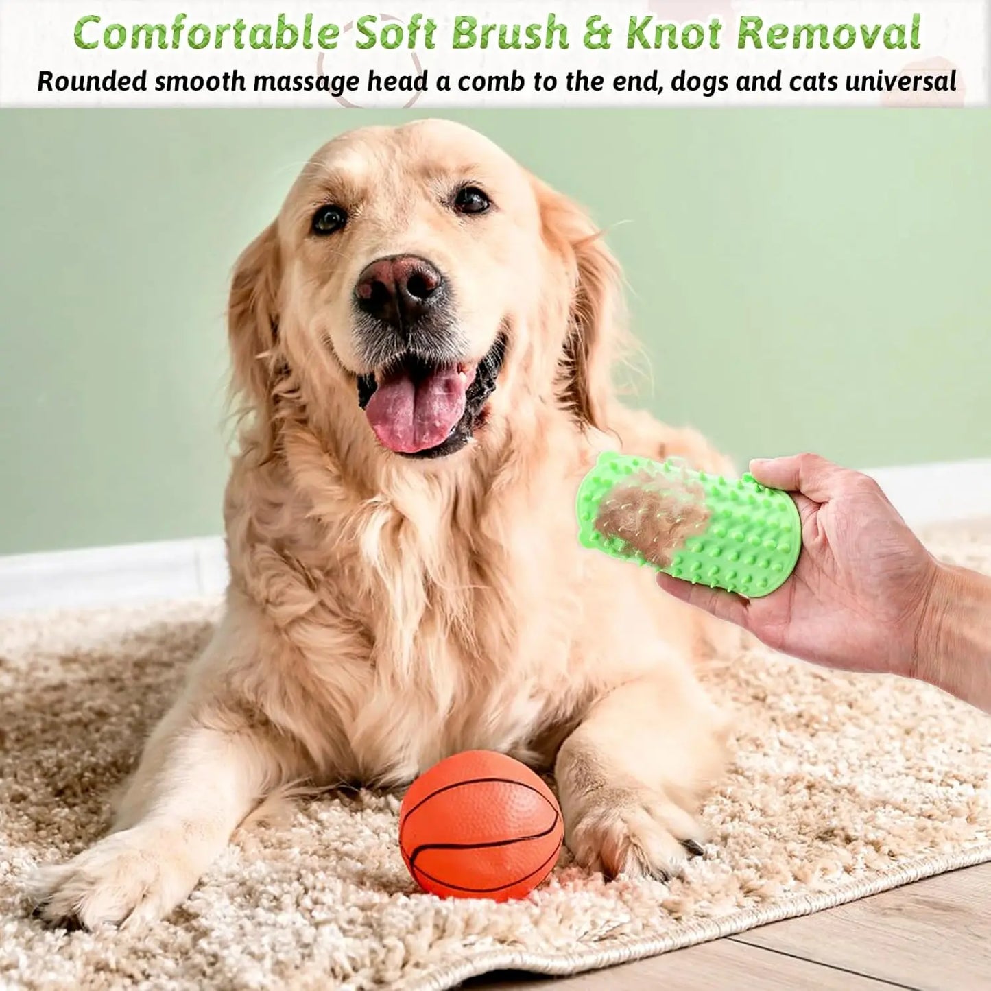 Cat Self Groomer Massager for Indoor Cats Scratcher Scratching Brush Remove Hair Comb Grooming Table Dog Kitten Care Accessories