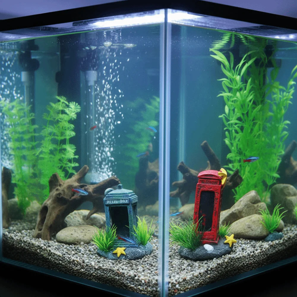 Simulation Fish Tank Decoration Natural Look Retro Aquarium Landscaping Resin Artificial Aquarium Ornament Home Aquarium