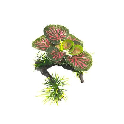 Fish Tank Landscaping Decorative Artificial Water Grass Lifelike Simulation Sunken Wood Plastic Fake Water Plant Aquarium