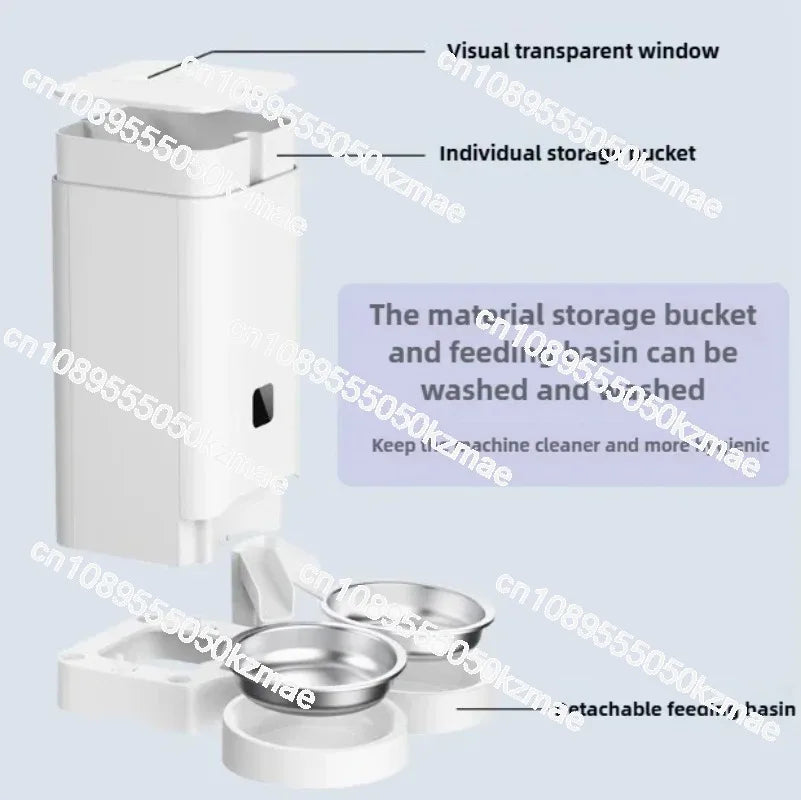 Suitable for running three bowls of automatic pet feeders in conjunction with the tu Smart platform
