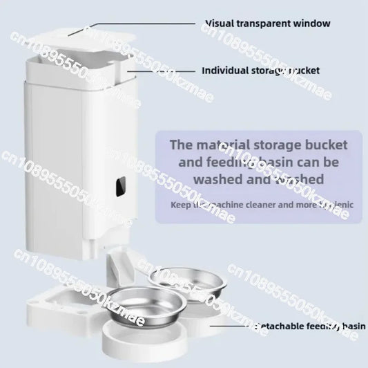 Suitable for running three bowls of automatic pet feeders in conjunction with the tu Smart platform