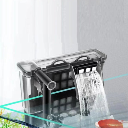 Aquarium Waterfall FilterFish Tank FilterGlass Box External FilterAccessoriesAquarium Equipment
