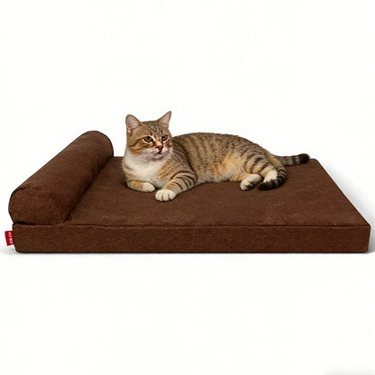 Orthopedic Dog Bed Non-Slip Base Pet Bed Pillow Memory Foam with Double Waterproof Washable Cover Washable Sponge Cat Nest