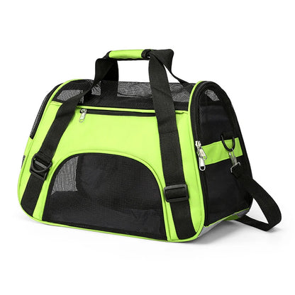Portable Dog Cat Carrier Bag Pet Puppy Travel Bags Foldable Cats Handbag Travel Pet Bag Transport Bag