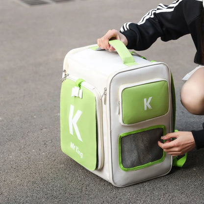 Cat Carrier Bag Pet backpack cat Transporter Travel Extended Breathable Large Space Foldable Moving Bag Outdoor Dog Carriers