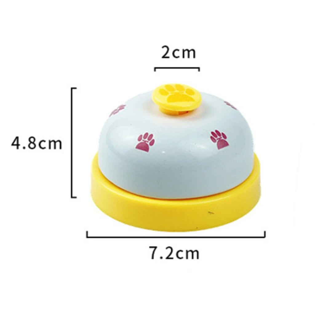 Parrot Training Bell Bird Food Call Dinner Ring, Obedience Training Toy for Cockatiel African Grey, No Battery Required