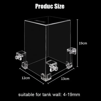 Creative Aquarium Tanks Negative Pressure Fish Tank Ecological Aquascape Decoration Small Fish Pot Isolation Aquatic Fish Bowl