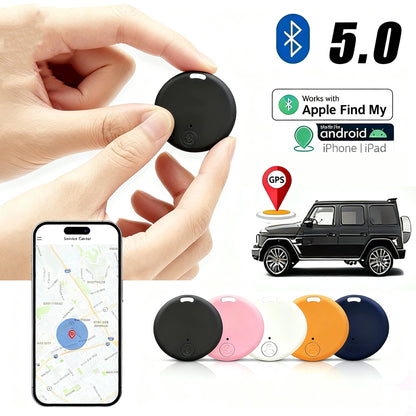 GPS Tracker 5.0 Mini Smart Bluetooth Tracking Devicet Pets Children Vehicle Real Time Locator For IOS Android Anti-Lost Detector
