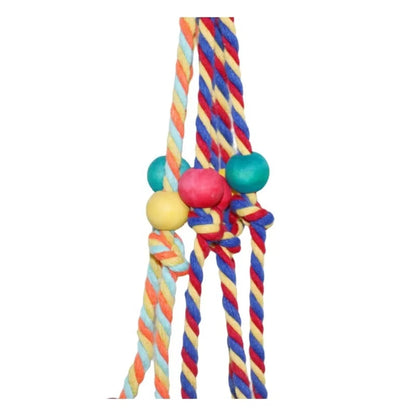 Bird Chewing Toy Bird Parrot Training Toys Chewing Foraging Hanging Cage Paper Strings Wire Drawing Ball Toy Relieve Boredom 1PC