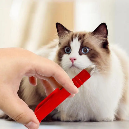One Set Tick Remover Tool Effortlessly Ticks Fleas Remover Convenient Tick And Flea Remover Pet Cat Dog Tick Clamp Pet Supplies