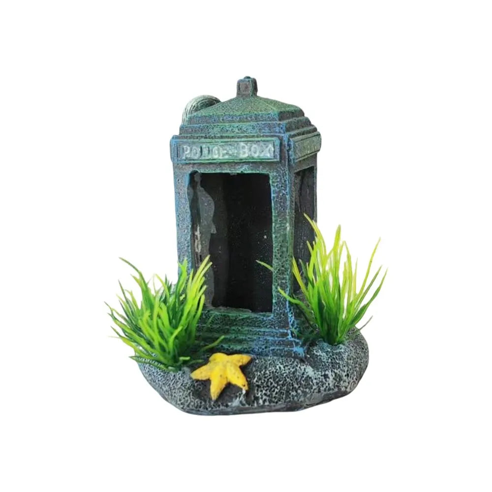 Simulation Fish Tank Decoration Natural Look Retro Aquarium Landscaping Resin Artificial Aquarium Ornament Home Aquarium