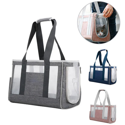 Cat Carrier Bag Breathable Transporter Pet Bag Portable Puppy Single Shoulder Bags Travel Carrier For Cats Dogs Pet Handbag