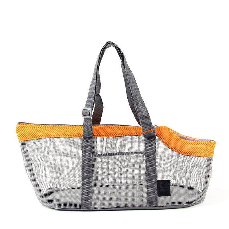 Pet Carrier Bag for Cats & Dogs -  Foldable Travel Bag with Handheld Strap, Breathable Mesh for Outdoor Hiking & Airplane Trip