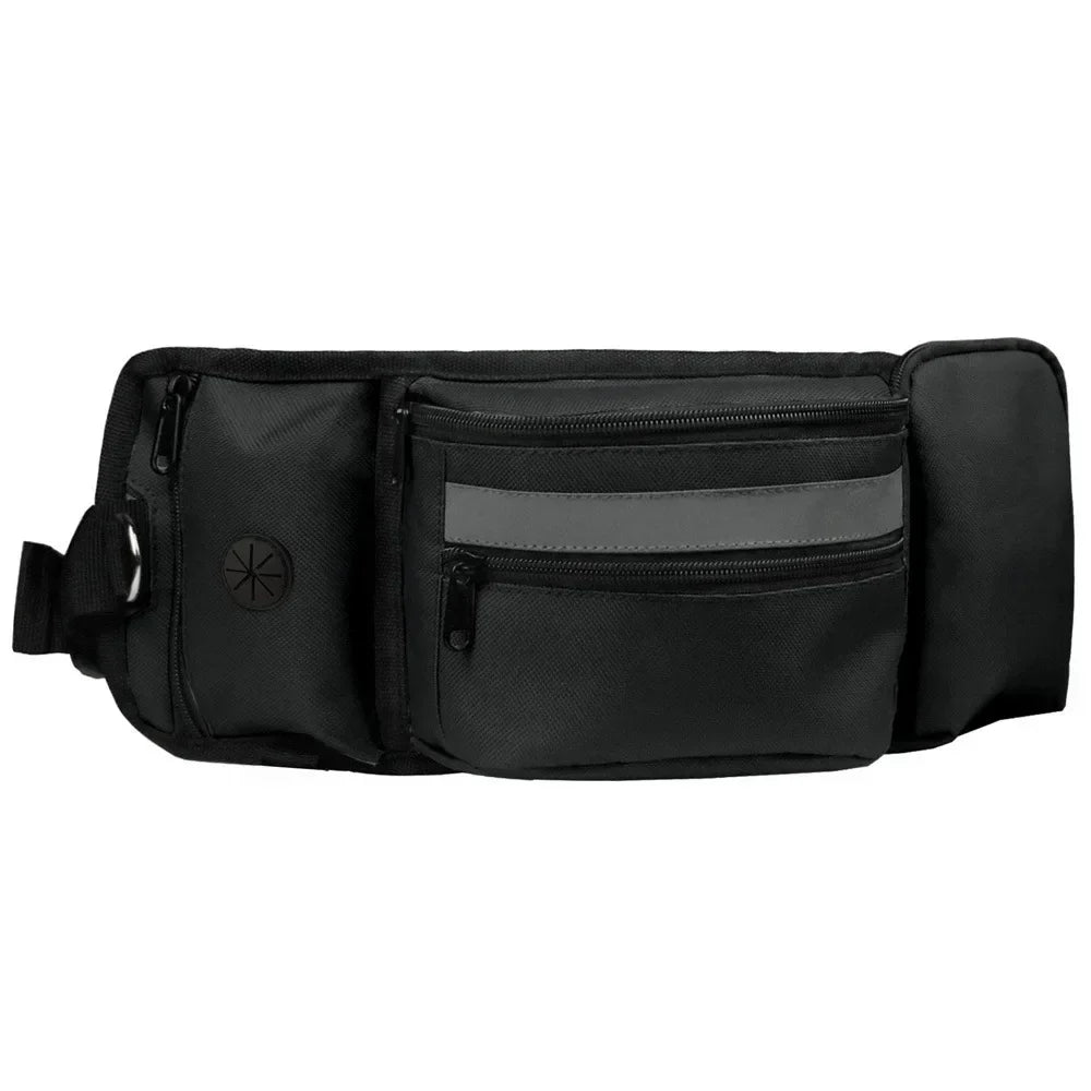 Dog Training Walking Bag Hand Free Treat Pouch Running Waist Bag Pet Puppy Train Snack Feeder Pocket Dog Bowls Water Cup Bags