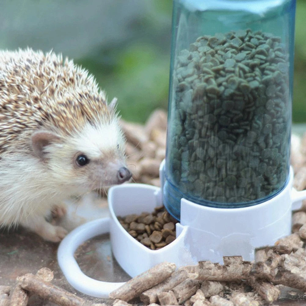 Automatic Hamster Dispenser Rabbit Bird Small Animal Feeding Pet Food Feeder/Water Feeder Pet Water Feeder Water Bottle bowl
