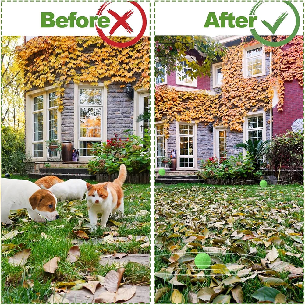 1/2set Cat Deterrent Outdoor Indoor Natural Peppermint Oil Cat Deterrent Ball Cat Repellent Keep Cats Off Yard Garden Lawn Plant