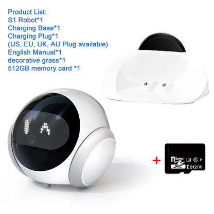 OKAM Companion Robot Camera HD 2K 5G WiFi Smart Camera AI Motion Detection with Pet Recognition IP CCTV Laser Pointer TUYA APP