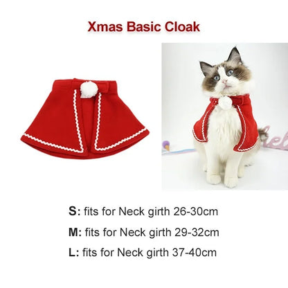 Pet Dog Cat Christmas Costumes Funny Santa Claus Costume for Dogs Cats Winter Warm Dog Cotton Clothes Funny Cute