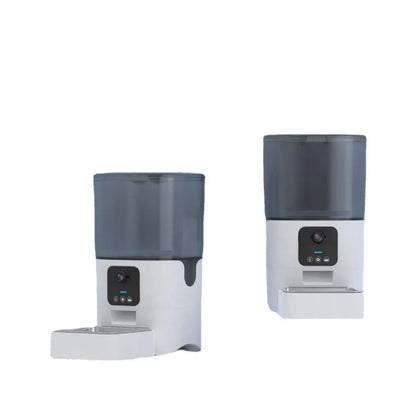 Smart Interactive Automatic Pet Feeder Bowl Eco-Friendly Solid WIFI Remote Timing Quantitative Visual Charge Box For Cats PP