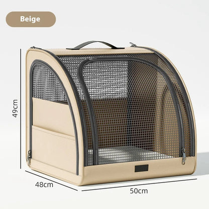 Portable Car Pet Bed Dog Cat Carrier Seat Cover Travel Cushion Non-Slip Washable Soft Outdoor Safe for Vehicles