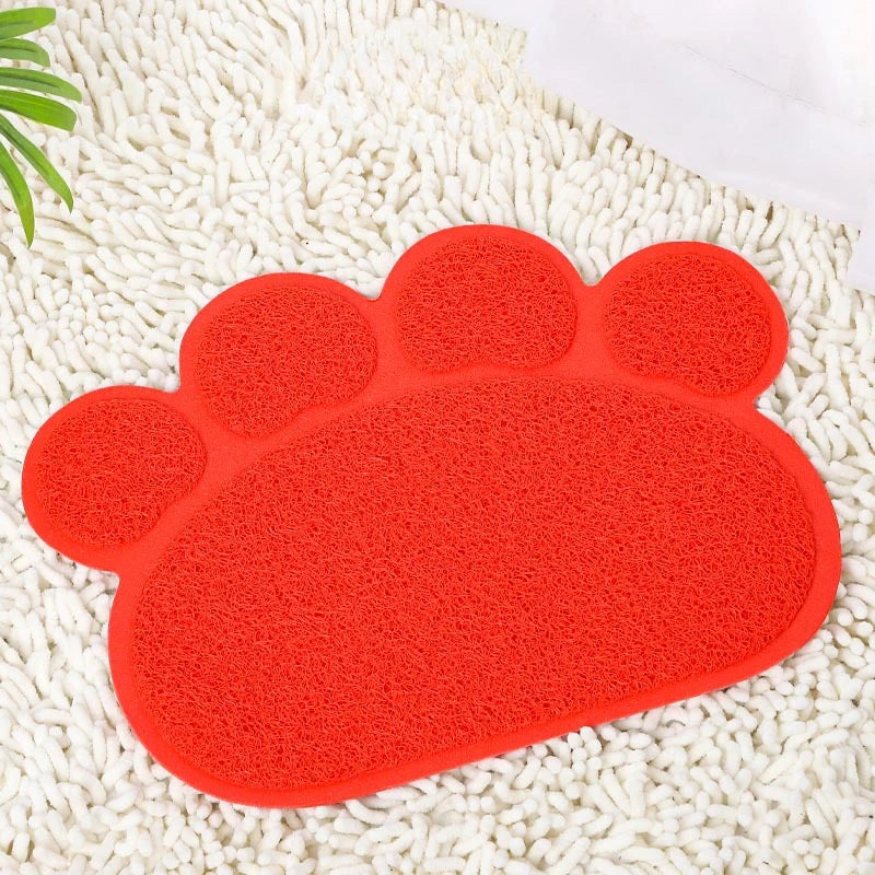 Cat Litter Mat Pet Meal Pad Anti Dirt Prevent Slippery Cushion Anti Jamming Foot Splashing Sand Rug Cat Cage Foot Mat Dog Carpet
