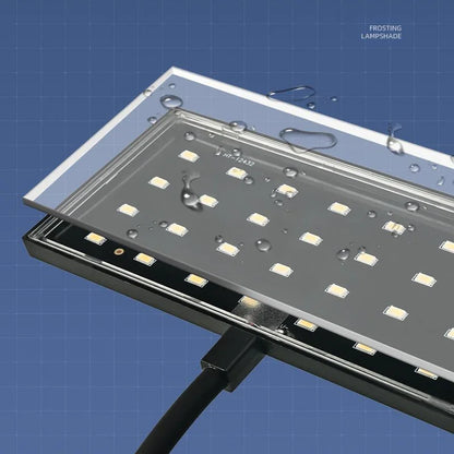 12\16W Aquarium Light Flicker-free Natural Light Fish Tank LED Click Lamp Aquatic Plant Decoration Lighting