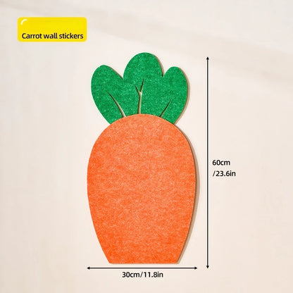 Scratch-Resistant Cat Scratcher, Felt Wall Stickers - Christmas & Halloween Themes, Non-Shedding, Self-Adhesive, Wall-Mountable